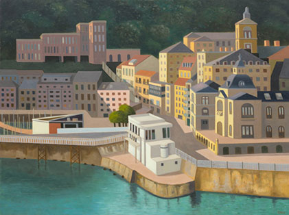 Stephen McKenna: San Sebastian, 2009, oil on canvas, 120 x 160cm | Kerlin Gallery