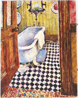 Sarah Longley: Bathtub, oil on board, 35.5cm X 28 cm | Peppercanister Gallery Sarah Longley: Bathtub, oil on board, 35.5cm X 28 cm | Peppercanister Gallery
