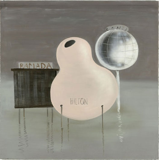 Norbert Schwontkowski: Unsere neuen Hotels (3 Hotels in Holland), 2010, oil on canvas, 150 x 150 cm | Norbert Schwontkowski: Dirty | Friday 11 June – Saturday 17 July 2010 | Kerlin Gallery Norbert Schwontkowski: Unsere neuen Hotels (3 Hotels in Holland), 2010, oil on canvas, 150 x 150 cm | Norbert Schwontkowski: Dirty | Friday 11 June – Saturday 17 July 2010 | Kerlin Gallery